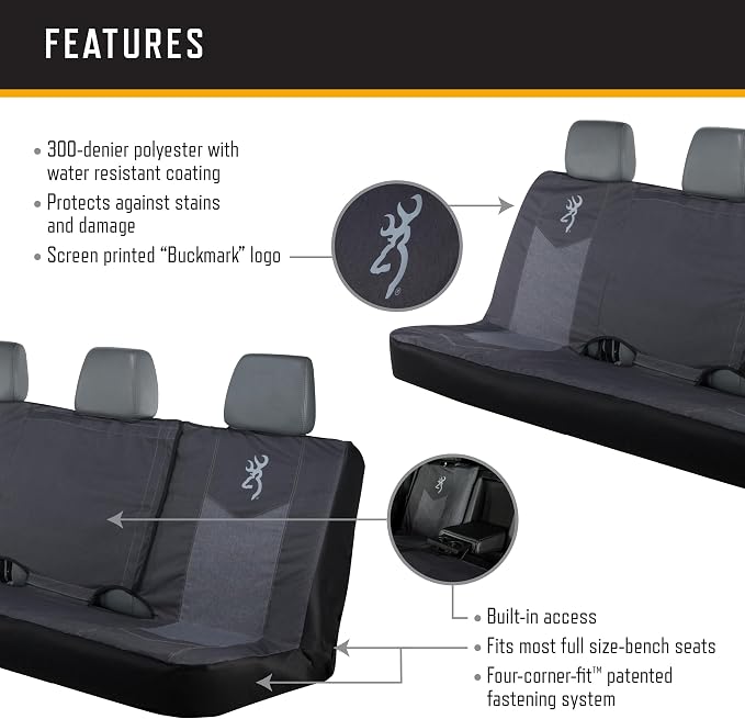 Universal Seat Covers — Black