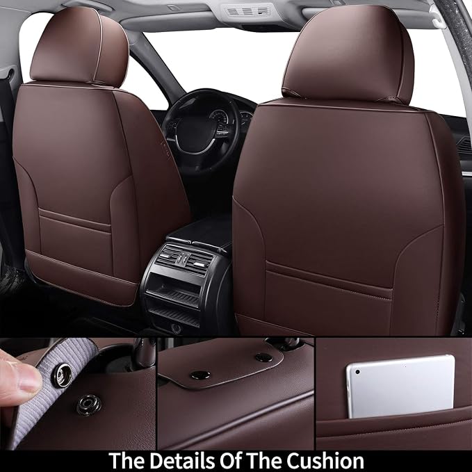 Universal Seat Covers — Full Set — Coffee