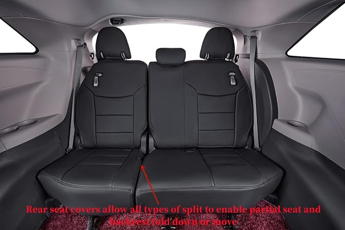 Seat Covers for Toyota Sienna — Full Set — Black