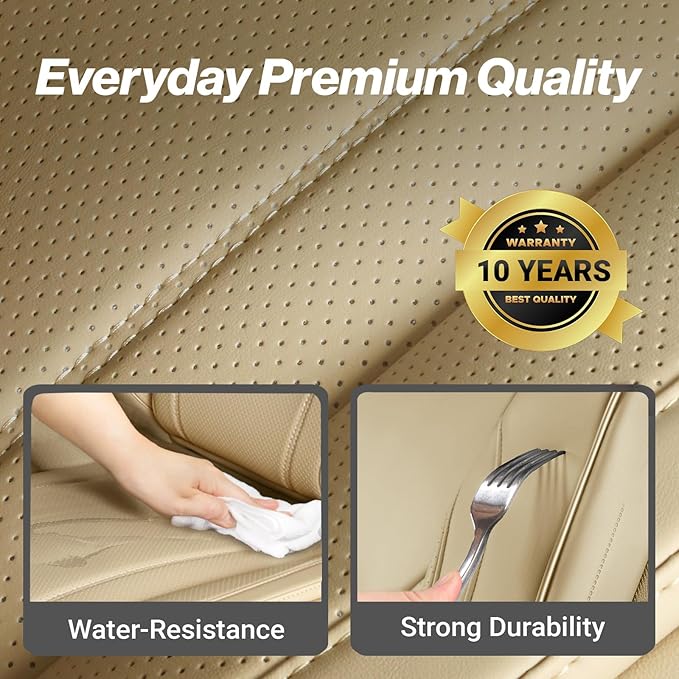 Seat Covers for Ram 1500 — Full Set — Beige