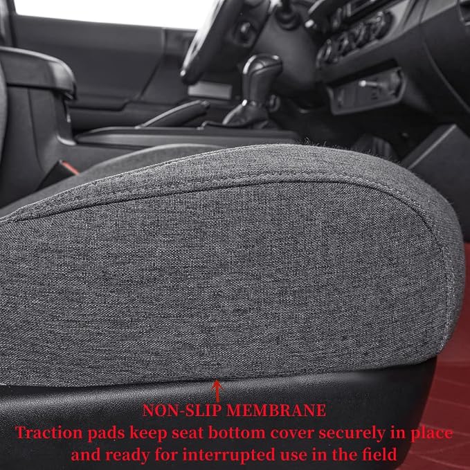 Seat Covers for Toyota Tacoma — Front Seat — Gray