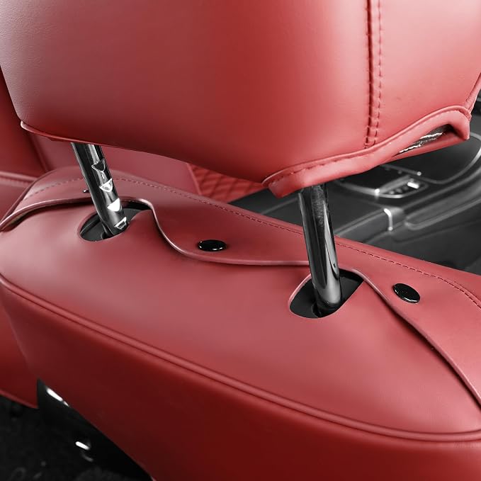 Universal Seat Covers — Red / Burgundy