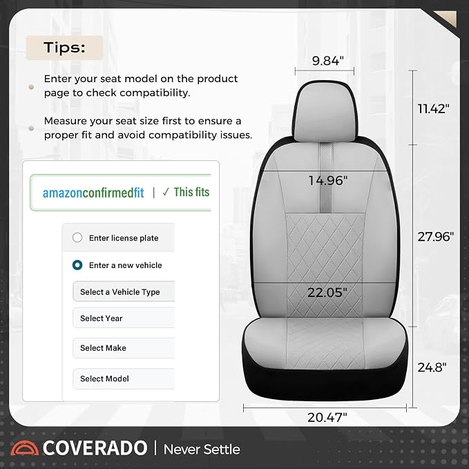 Universal Seat Covers — Front Seat