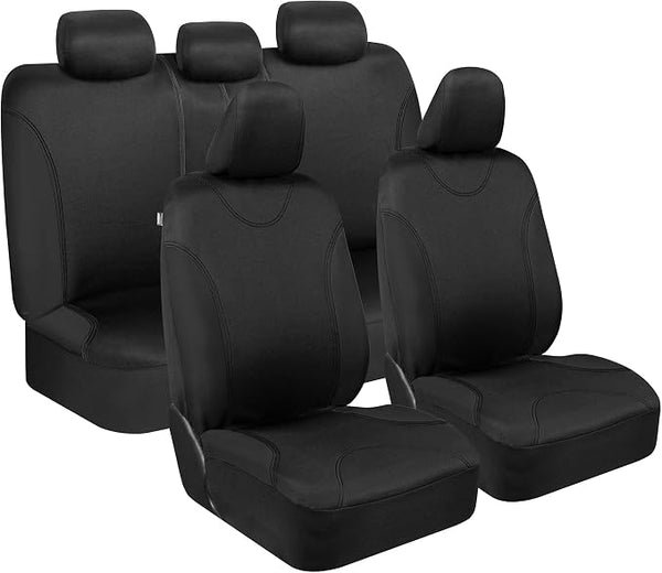 Universal Seat Covers โ Full Set โ Black