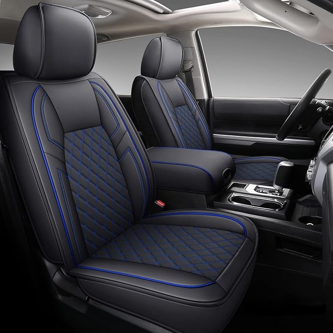 Seat Covers for Toyota Tundra — Front Seat — Blue