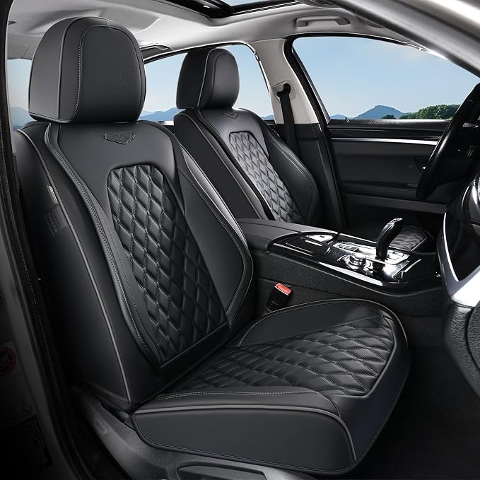 Universal Seat Covers — Front Seat — Black