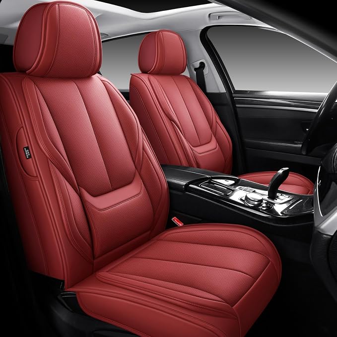 Universal Seat Covers — Full Set — Red