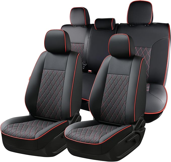 Seat Covers for Toyota Tacoma — Full Set — Red