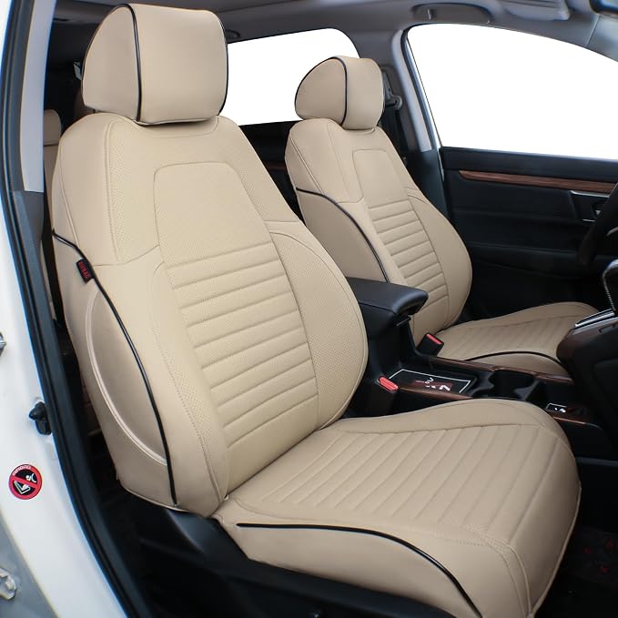 Faux Leather Seat Covers for Honda CR-V — Full Set — Beige