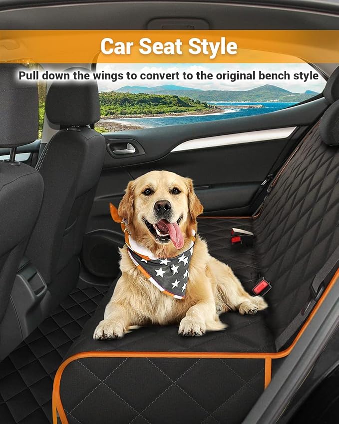Pet Car Seat Protector — Black