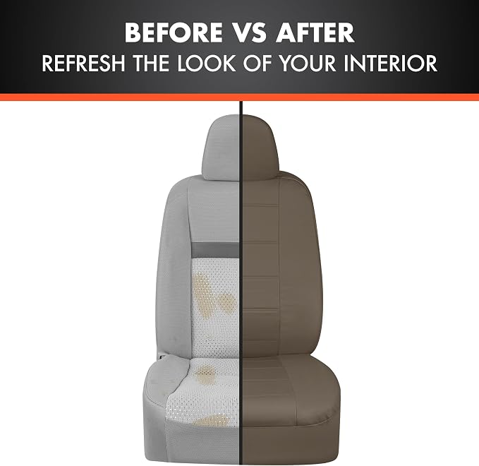 Universal Seat Covers — Full Set — Beige