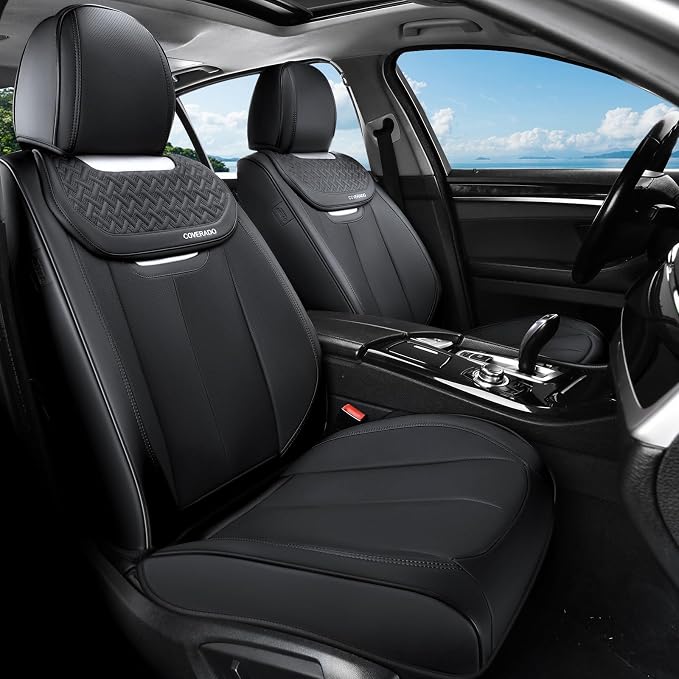 Universal Seat Covers — Front Seat — Black