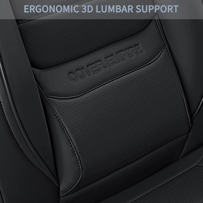 Universal Seat Covers — Front Seat — Black
