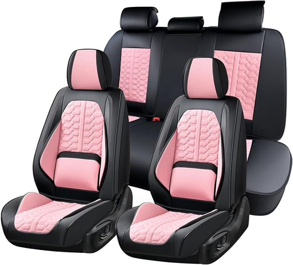 Universal Seat Covers โ Full Set โ Black / Pink