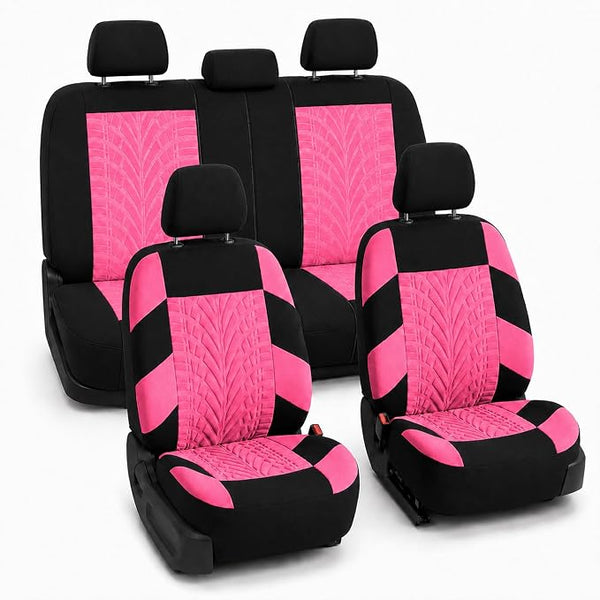 Universal Seat Covers โ Full Set โ Pink