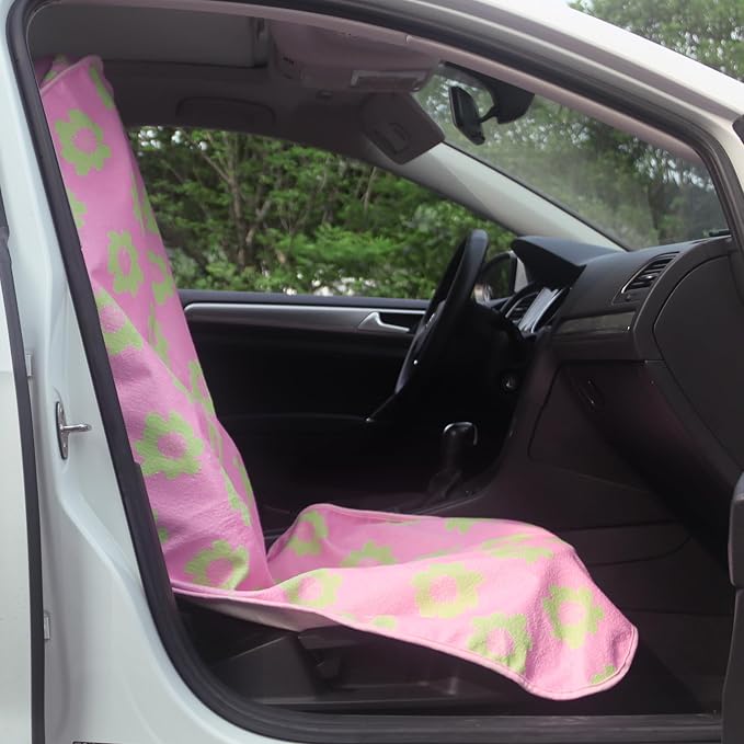 Car Seat Covers — Front Seat — Pink