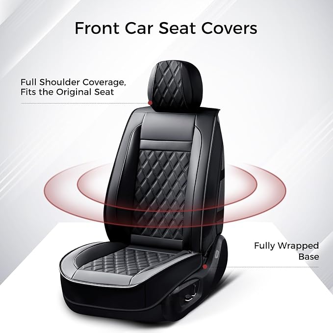 Universal Seat Covers — Full Set — Black