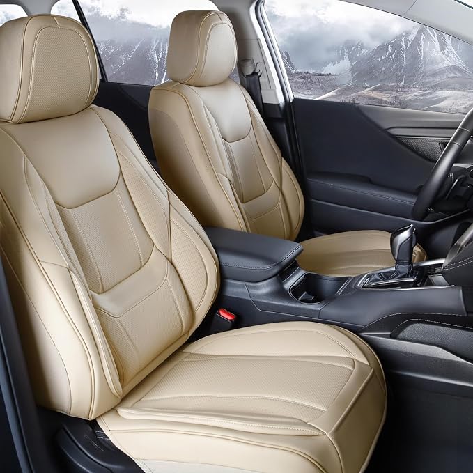 Seat Covers for GMC Sierra — Front Seat — Beige