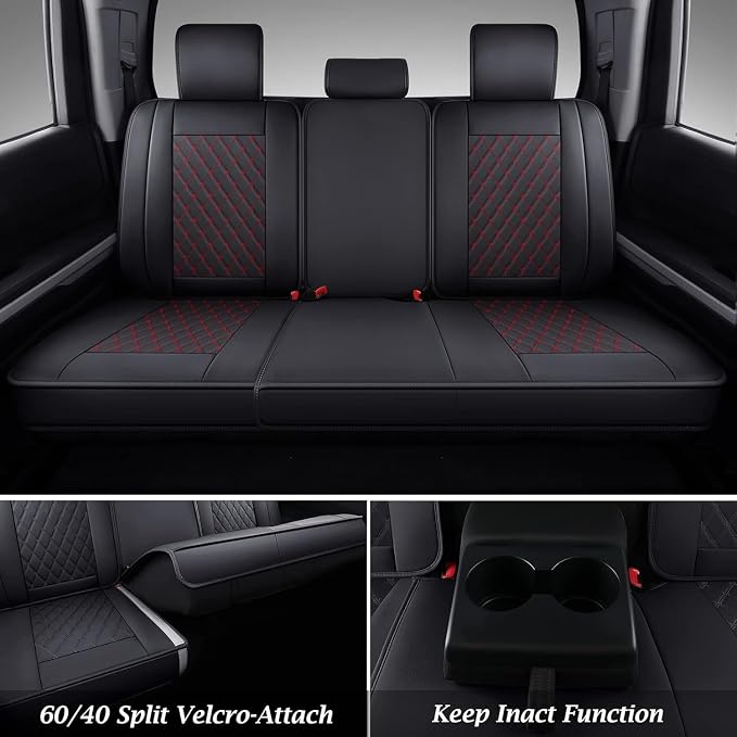 Seat Covers for Toyota Tundra — Red