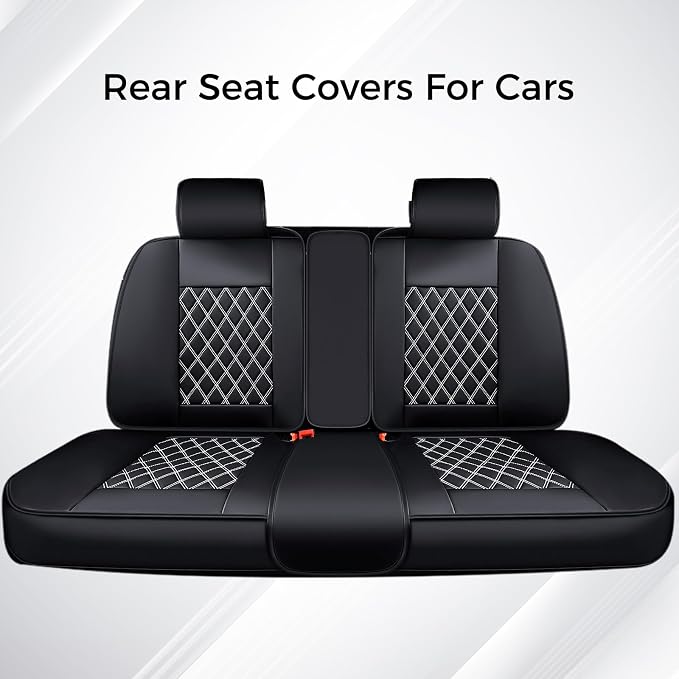 Universal Seat Covers — Black / White
