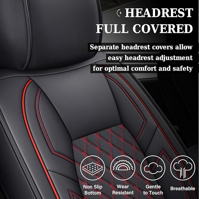 Seat Covers for Toyota Tundra — Red