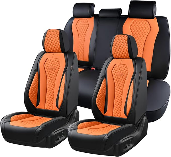 Universal Seat Covers โ Full Set โ Orange