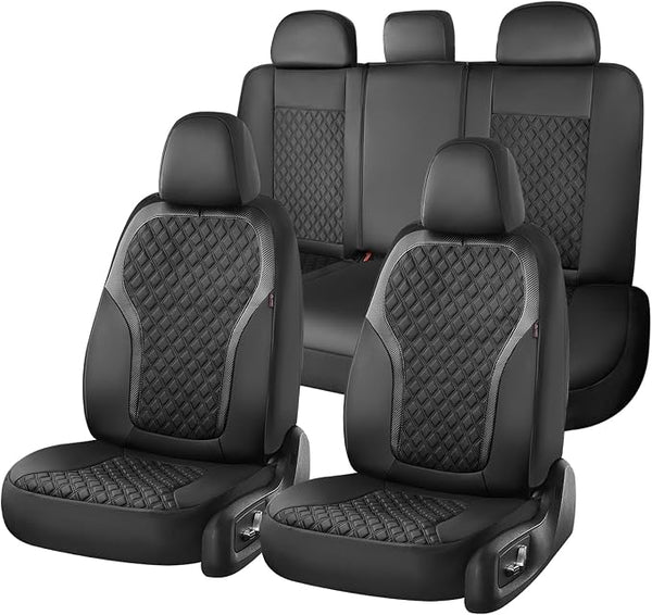 Universal Seat Covers โ Full Set โ Black