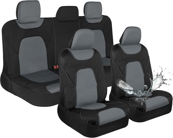 Universal Seat Covers โ Full Set โ Black / Gray