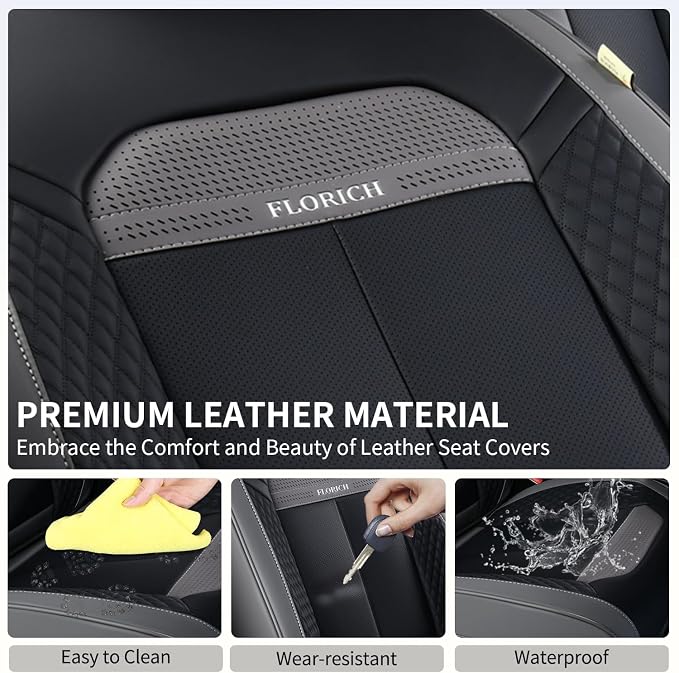 Universal Seat Covers — Full Set — Black