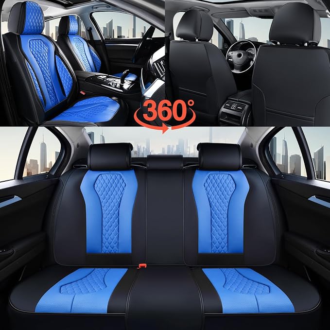 Universal Seat Covers — Front Seat — Blue