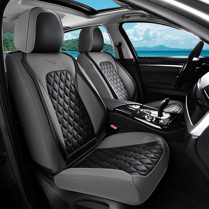Universal Faux Leather Seat Covers — Full Set