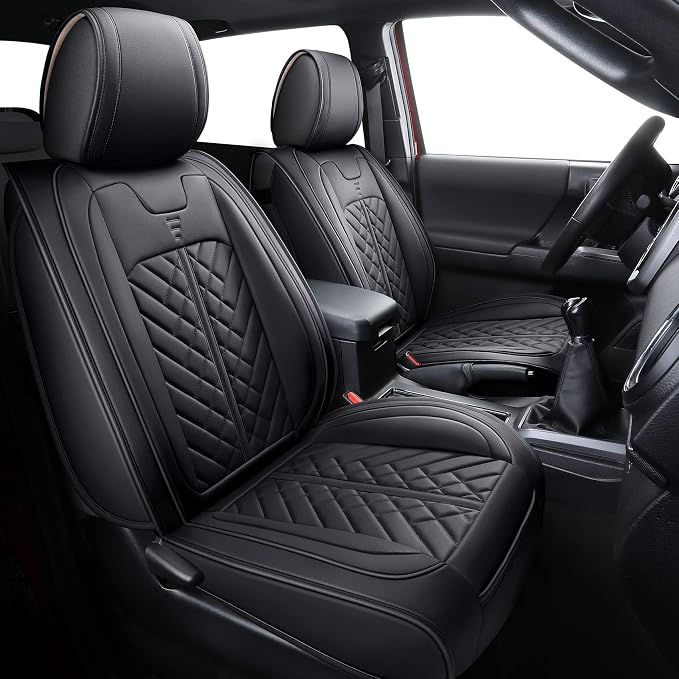 Seat Covers for Toyota Tacoma — Full Set — Black