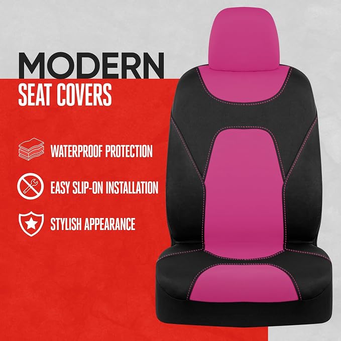 Pet Car Seat Protector — Front Seat — Pink