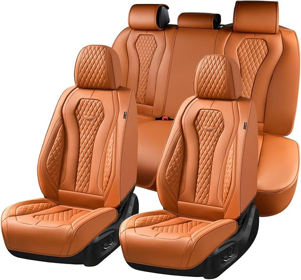Universal Seat Covers โ Full Set โ Brown