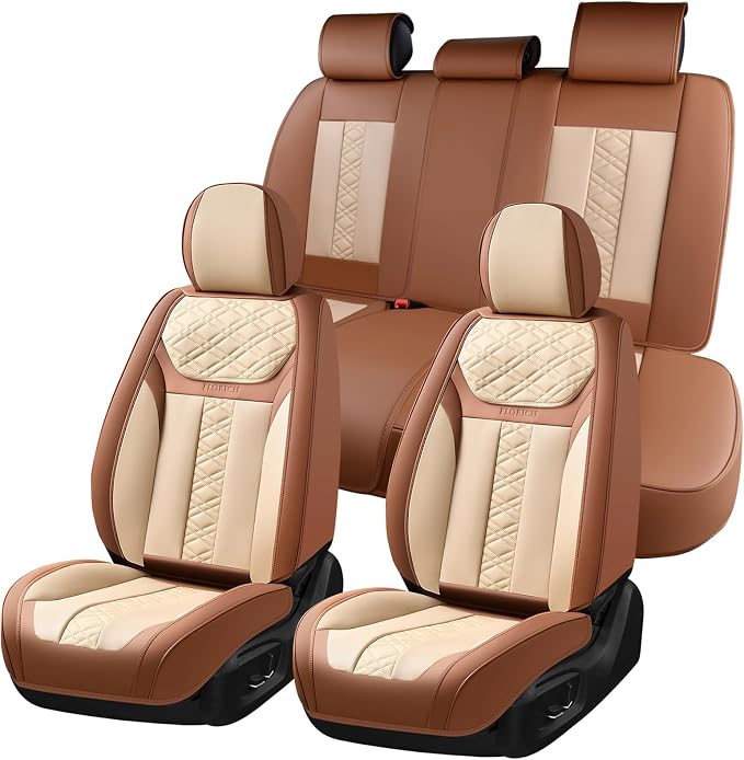 Universal Seat Covers — Full Set — Beige