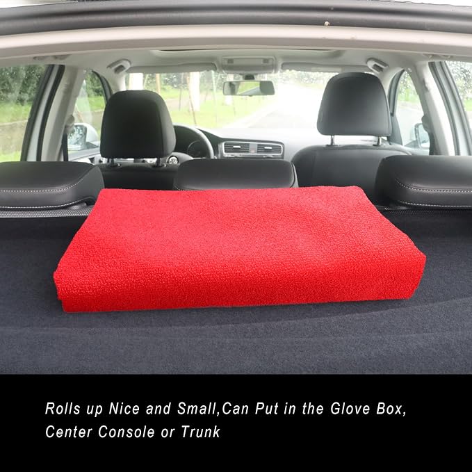 Car Seat Covers — Front Seat — Red