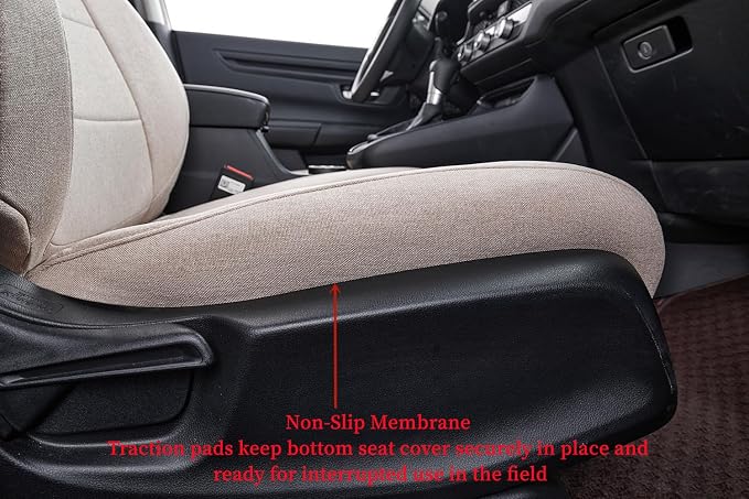 Fabric Seat Covers for Toyota Tacoma — Full Set — Beige