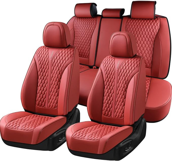 Universal Seat Covers โ Full Set โ Red