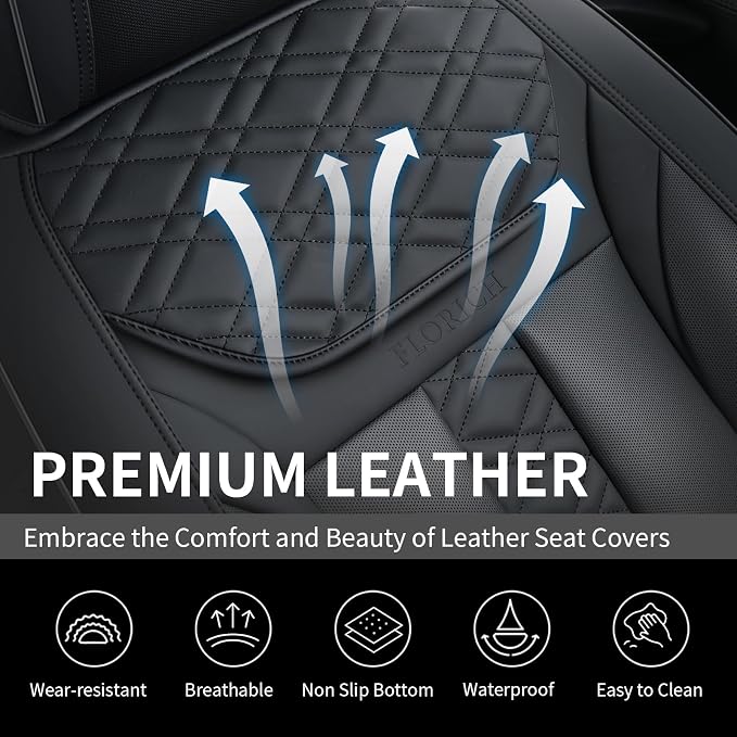 Universal Seat Covers — Full Set — Black