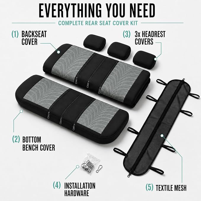 Universal Seat Covers — Gray