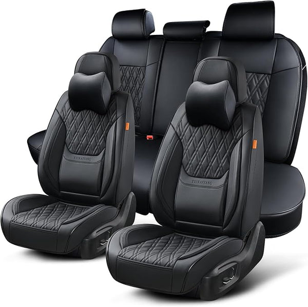 Universal Seat Covers โ Full Set โ Black