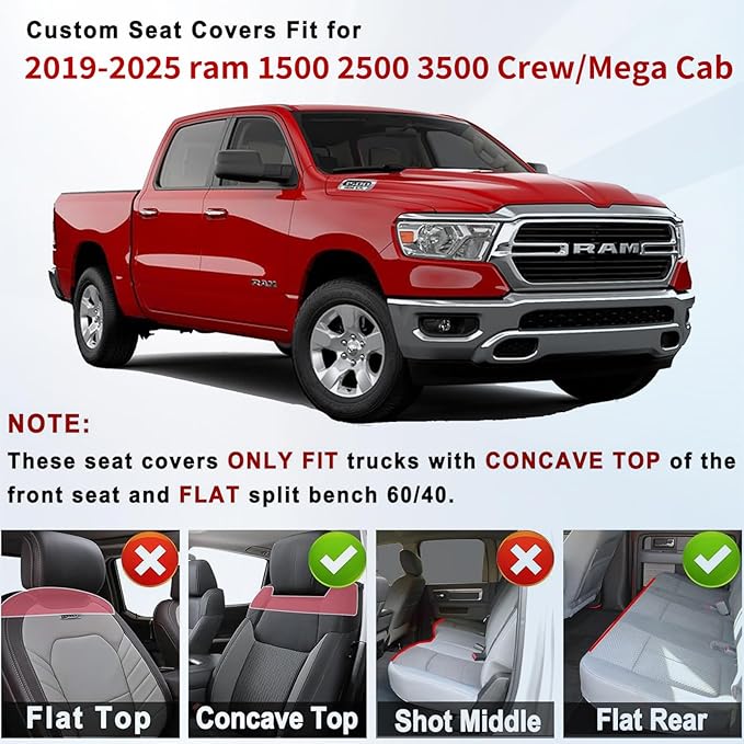 Seat Covers for Multiple Vehicles — Full Set — Black / Blue