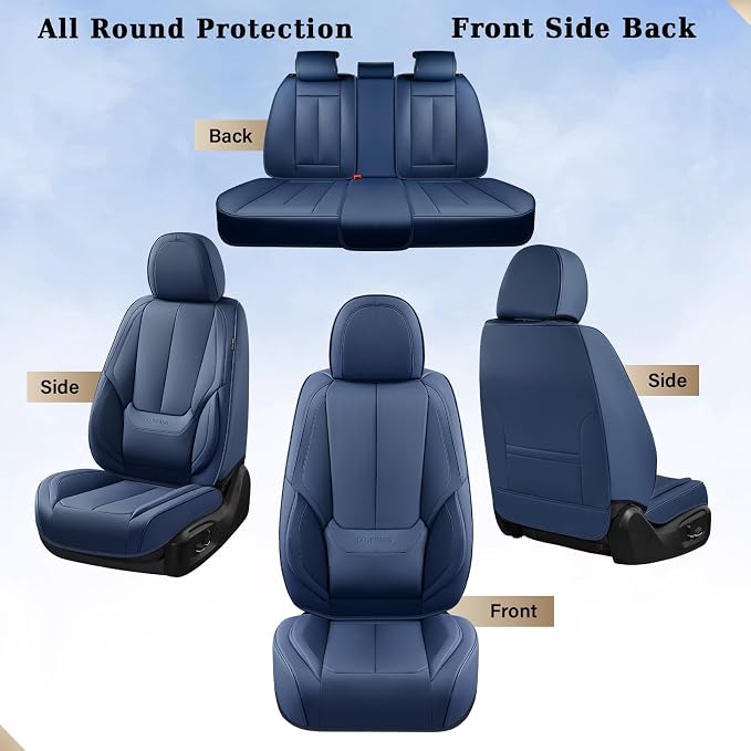 Universal Seat Covers — Full Set — Blue