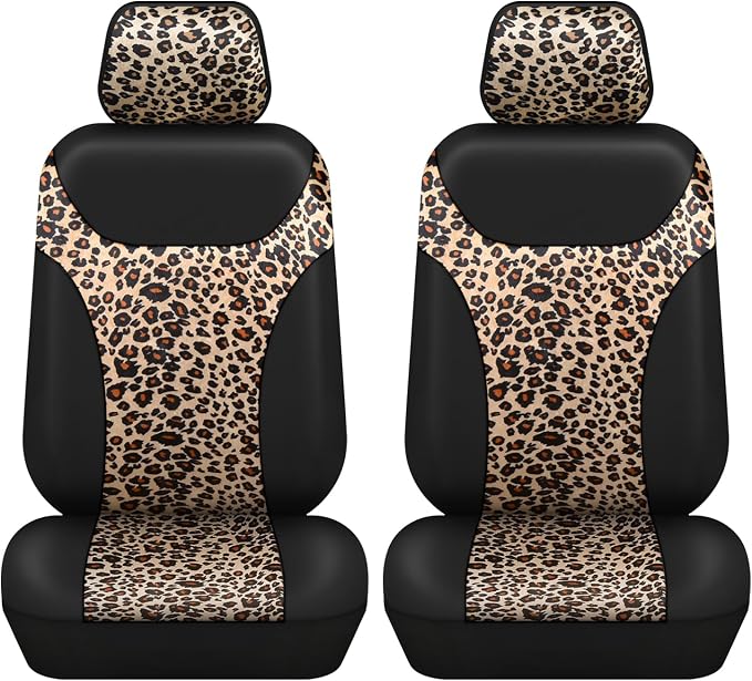 Universal Faux Leather Seat Covers — Front Seat
