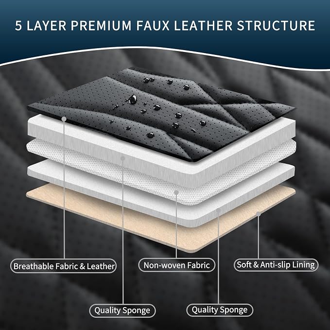 Universal Seat Covers — Black / Beige
