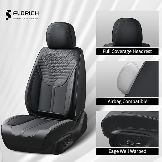 Universal Seat Covers — Full Set — Black