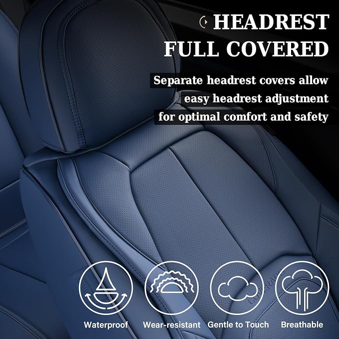 Universal Seat Covers — Front Seat — Blue