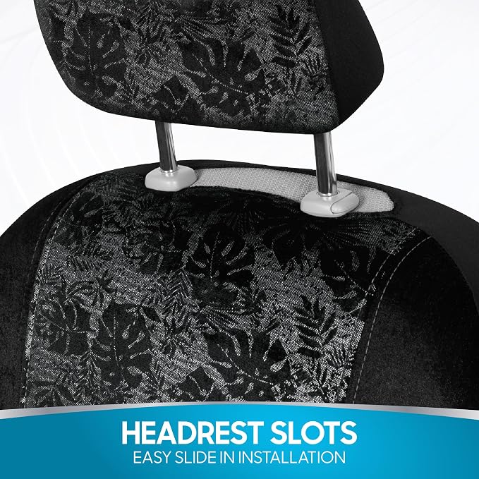Car Seat Covers — Front Seat — Black
