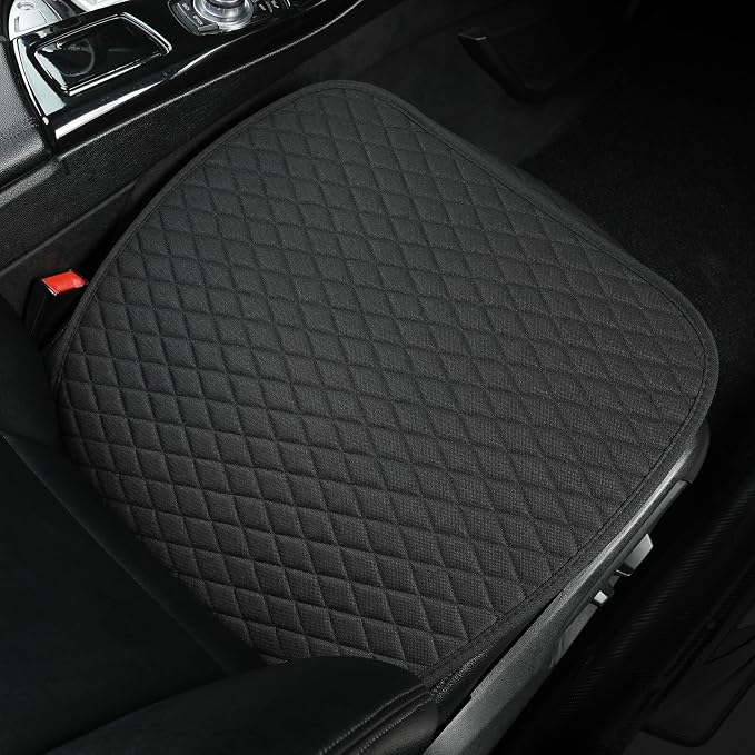 Universal Fabric Seat Covers — Front Seat — Black