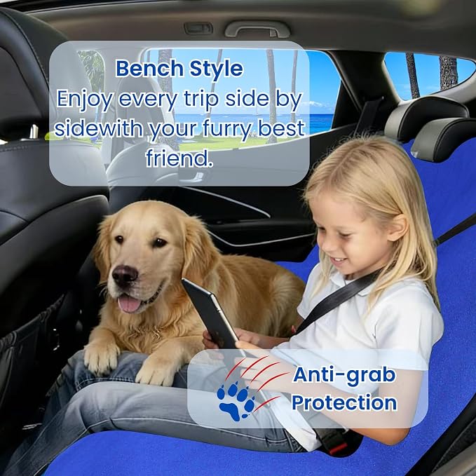 Car Seat Covers — Front Seat — Blue